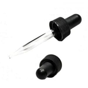 amber glass dropper for diy