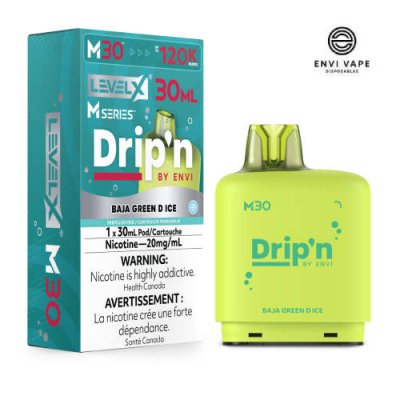 Leveling Pod Baja Green D Ice M30 120k Pod par Level X x Drip'n by Envi - Jean Cloud ...