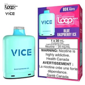 Blue Raspberry Ice Loop Max 80K par STLTH x Vice