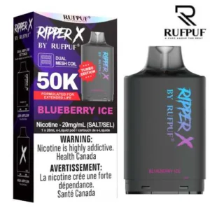 Bomb Blue Razz Ice 50K Ripper X Pod by Rufpuf – Jean Cloud Vape