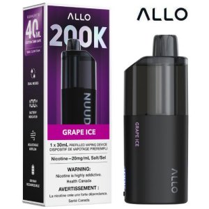 Grape Ice Nuud 200K Disposable by Allo