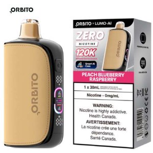 Peach Blueberry Raspberry Lumo AI 120K Zero Nic par Orbito