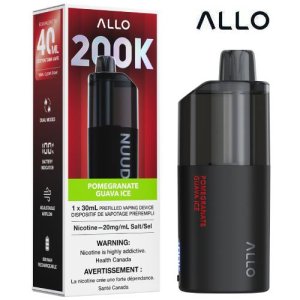 Pomegranate Guava Ice Nuud 200K Disposable by Allo