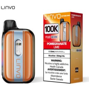 Pomegranate Lime Ice Beyond 100K Disposable par Linvo