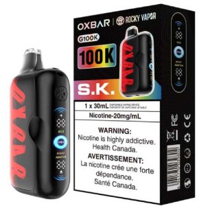 SK G100K Disposable by Oxbar x Rocky Vapor