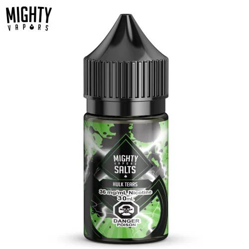 Hulk Tears Salt 30mL by Mighty Vapors Jean Cloud Vape