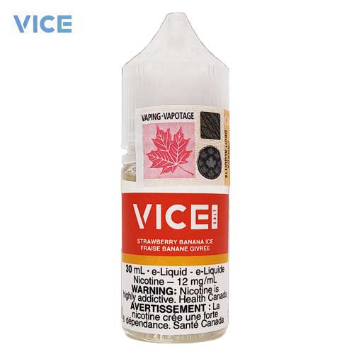 Strawberry Banana Ice Salt Ml By Vice Jean Cloud Vape